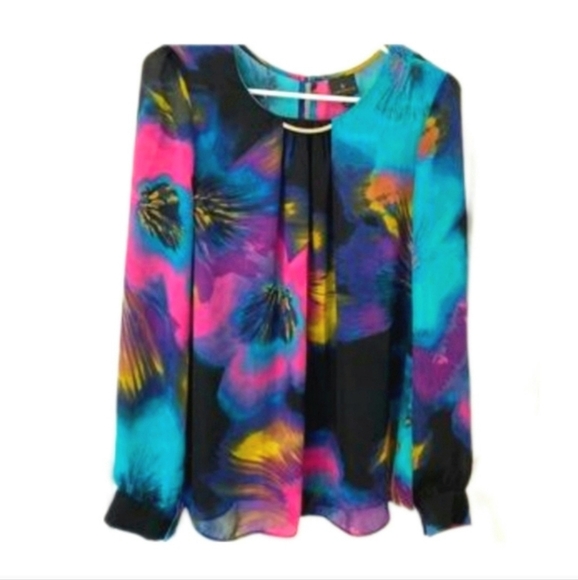 Worthington Colorful Blouse - Picture 1 of 4